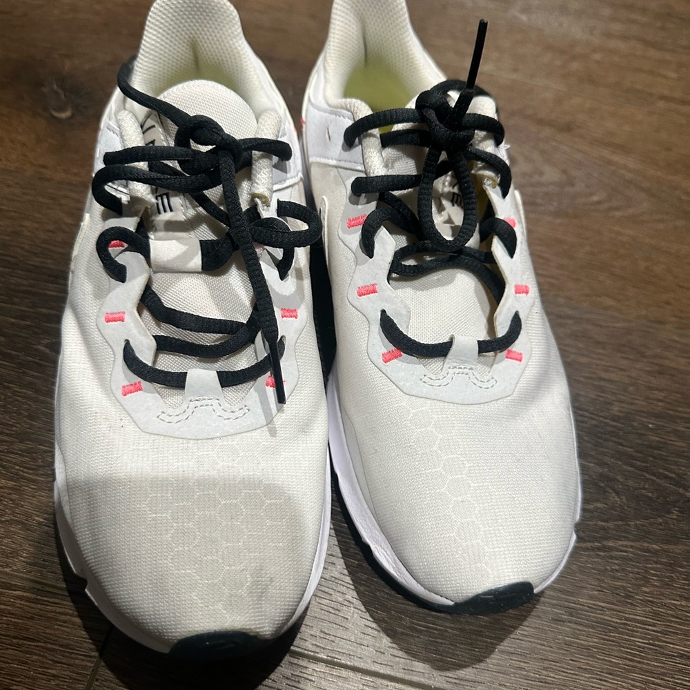 Nike White and Black Sneakers with Modern Design